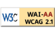 Level Double-A conformance, W3C WAI Web Content Accessibility Guidelines 2.1